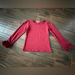 ADORABLE ESENCIAL  ELEGANT  MAROON GIRL TOP